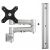 Atdec Systema SW4635S 460mm Monitor Arm 350mm Channel Wall Mount Kit1xSA46S, 1xSW35S Included