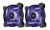 Corsair Air Series SP120 Twin Pack High Static Pressure Fan - 120x25mm Purple LED Fan, 1650rpm, 57.24CFM, 26.4dBA - Black Layer with Clear Blade & Purple LED Fan