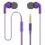 Incipio F80 Hi-Fi Stereo Earbuds - Purple/Grey