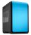 AeroCool DS Dead Silence Mini-Tower Case - NO PSU, Blue Edition2xUSB2.0, 2xUSB3.0, HD-Audio, 200mm Fan, 120mm Fan, Side-Window, Steel & Plastic, Soft Leather Coating, mATX