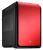 AeroCool DS Dead Silence Mini-Tower Case - NO PSU, Red Edition2xUSB2.0, 2xUSB3.0, HD-Audio, 200mm Fan, 120mm Fan, Side-Window, Steel & Plastic, Soft Leather Coating, mATX
