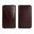 D-Park Leather And Wool Felt Wallet Case Sleeve - To Suit Samsung Galaxy S5, S4, Sony L36h L35h, HTC One, Nokia Lumia 925/920/928/820, Oppo Find5, Huawei Ascend P6 Classic - Chocolate
