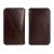 D-Park Leather And Wool Felt Wallet Case Sleeve - To Suit Samsung Galaxy Note 3, Note 2, N9006, LG Optimus G2, Lenovo K900, K860, Vivo Xplay X5, X3, Sony Z3 L39h - Chocolate