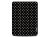 Merc Hardshell Fabric Book Polkadot - To Suit iPad Mini Retina - Black