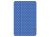 Merc Hardshell Fabric Book Flowerdot - To Suit iPad Mini Retina - Blue