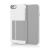 Incipio Highland Ultra Thin Premium Folio with Brushed Aluminum Style Finish - To Suit iPhone 6 - White/Grey