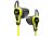 SMS_Audio BioSport In-Ear Wired Ear Bud with Heart Monitor - YellowMerging Premier Sound Quality, Built-In Optical Sensor That Continuously Measures Your Heart Rate, Resistant Against Sweat & Water