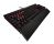 Corsair Gaming K70 Mechanical Gaming Keyboard - Black/Cherry MX RedHigh Performance, Six Dedicated Multimedia Keys, Soft-Touch Wrist Rest, Red Keyboard Backlighting, USB Pass-Through