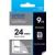 Epson S627100 Tape Standard 24mm Black on White 9 metres - For Epson LW-600P