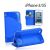 EZ_Cool Crocodile PU Stand Wallet Leather Case - To Suit iPhone 5/5S - Blue