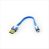 Astrotek AT-USB8PINBL Flat Lighting To USB Cable - To Suit iPhone 5/5S - 0.3M - Blue