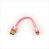 Astrotek AT-USB8PINP Flat Lighting To USB Cable - To Suit iPhone 5/5S - 0.3M - Pink