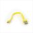 Astrotek AT-USB8PINY Flat Lighting To USB Cable - To Suit iPhone 5/5S - 0.3M - Yellow
