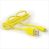 Astrotek Nylon Jacket Lighting To USB Cable - To Suit iPhone 5/5S/6 - 1.0M - Yellow