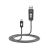 Blueflame Lightning To USB - 1M Coiled Cable - Black