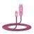 Blueflame Lightning To USB - 2M Cable - Pink Zigzag