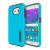 Incipio DualPro Hard Shell Case with Impact Absorbing Case - To Suit Samsung Galaxy S6 - Neon Blue/Charcoal