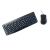 8WARE USB Wired Mouse with Full Size Wired Keyboard Combo - Black