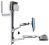 Ergotron 45-358-026 LX Sit-Stand Wall Mount System with Medium CPU Holder (Polished Aluminum, Silver CPU Holder)