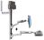 Ergotron 45-359-026 LX Sit-Stand Wall Mount System with Small CPU Holder (Polished Aluminum, Black CPU Holder)