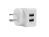3SIXT 3S-0423 Dual USB AC Charger AU 3.4A - White
