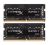 Kingston 8GB (2 x 4GB) PC4-21300 2666MHz DDR4 SODIMM RAM - 15-15-15 - HyperX Impact Series, Black Slim and Sleek Heatsink