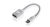 IOGEAR G2LU3CAF10-SIL Charge & Sync USB-C Type-A Adapter - To Suit MacBook And Chromebook Pixel - Silver
