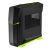 SilverStone SST-RVX01BV-W Midi-Tower Case - NO PSU, Black/Green2xUSB3.0, 1xHD-Audio, 120mm Fan, Steel, Plastic, Side-Window, ATX