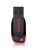 SanDisk 128GB Cruzer Blade Flash Drive - Ultra-compact, SanDisk SecureAccess Software, USB2.0 - Black/Red