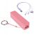 Laser PB-2200P-PNK Power Bank Rechargeable Battery - 2200mAh, 3-In-1, To Suit Smartphones, Tablets, Portable Camera - Pink