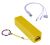Laser PB-2200P-YEL Power Bank Rechargeable Battery - 2200mAh, 3-In-1, To Suit Smartphones, Tablets, Portable Camera - Yellow