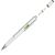 Promate techPen Multifunctional 5-In-1 Stylus with Pen, Ruler, Level And Screwdriver - Silver