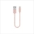 Belkin MIXITUP Metallic Lightning to USB Cable - 15cm - Rose GoldMFI-Certified, Compact & Portable, Fast Charging & Data Transfer