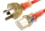 Comsol IEC-3P-02-M Orange Mains Outlet Power Cable - 3-PIN AUS(M) to IEC-C13(F) - 2MTo Suit Medical Applications