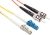 Comsol FLCEST-MCP-03-OM1 Mode Conditioning Patch Cable - LC Equipment (Single-Mode) to ST Cable Plant (Multi-Mode) - LSZH 62.5/125 OM1 - 3M