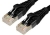 Comsol Cat 6A S/FTP Shielded Patch Cable - 1M - 10GbE - Black
