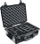 Pelican 1500 Case - With Padded Divider Set - Medium - BlackInterior Dimensions 16.75