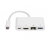 8WARE USB 3.1 Type-C to USB 3.0/Gigabit Ethernet/HDMI/USB Type-C Charging Adapter - White