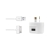 3SIXT Compact USB AC Charger 2.1A - 30-Pin, 1.0m - WhiteFast Charging, Wall Outlet, Compact & Portable, 110/240V