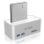 IcyBox Hard Disk Docking Station - White/SilverFor SATA SSD/HDD, SD/SDHC/SDXC Card Reader, USB3.0