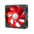 Deepcool 92mm UF92 PWM Fan - Red Blade/Black Frame94x94x26mm, Ball Bearing, 900-1800RPM, 33CFM, 17.8-25.2dBA, 4-Pin PWM