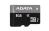 A-Data 8GB MicroSDHC Memory Card With Adapter - Class 10