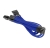ThermalTake Individually Sleeved SATA Cable - 500mm, Blue