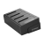 Orico 6648US3-C-V1 1 to 3 Clone External Hard Drive Dock - USB3.0, Black 4-Bay, Compatible with 2.5