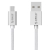 Orico ORC-EDC-10-SV Nylon Braided Micro USB Charging Data Cable - To Suit Cellphones, Tablets - 1M, Silver