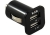 Klik Dual Port USB Car Charger - 3.1A/15W, Black