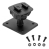 Arkon APAMPSSBH 4-Hole AMPS to 17mm SBH Head Adapter Plate - BlackScrews Included for Permanent Install