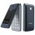 Konka U3 (3G, Flip Phone) - Titanium Black