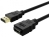 Simplecom CAH305 High Speed HDMI Extension Cable Ultra HD - 0.5M (1.6ft)HDMI (Male) to HDMI (Female)
