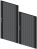 Serveredge 18RU 600mm Wide Perforated Front Door - BlackHelps Maintain Proper Rack Temperature, Top/Bottom Airflow, Lockable